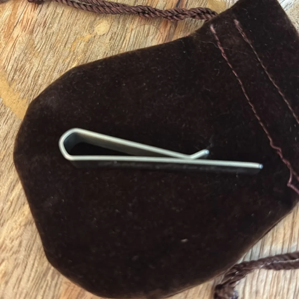 Father of the Bride Silver Tie Clip